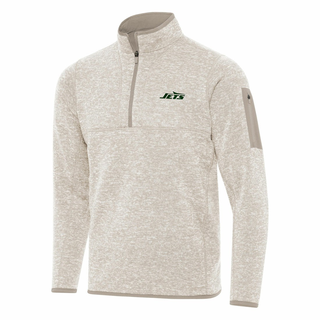 NFL New York Jets Antigua Fortune Quarter-Zip Pullover Jacket