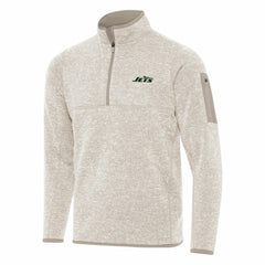 NFL New York Jets Antigua Fortune Quarter-Zip Pullover Jacket