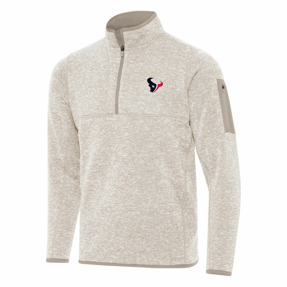 NFL Houston Texans Antigua Fortune Quarter-Zip Pullover Jacket