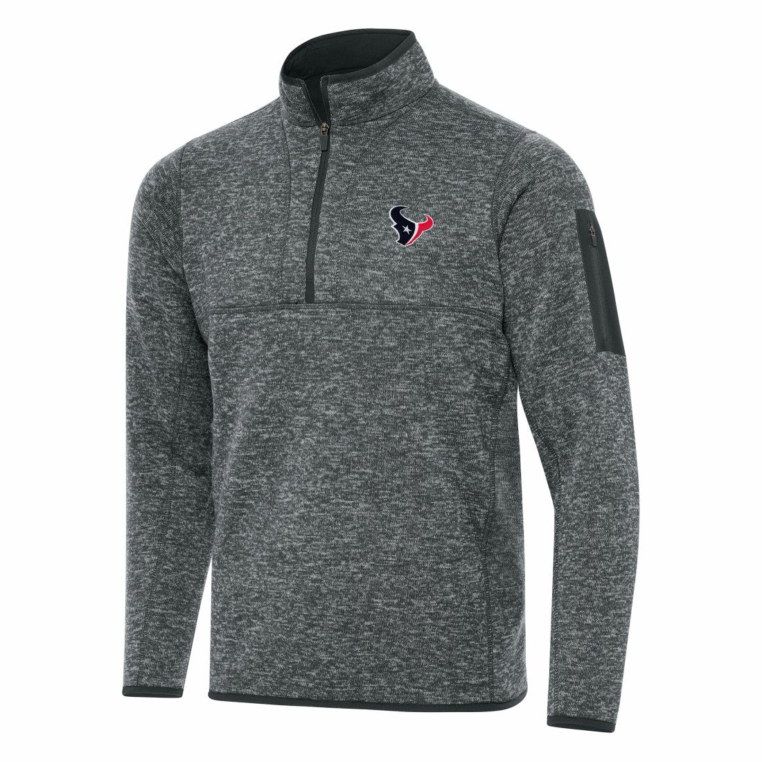 NFL Houston Texans Antigua Fortune Quarter-Zip Pullover Jacket