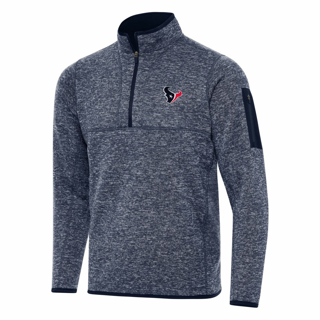 NFL Houston Texans Antigua Fortune Quarter-Zip Pullover Jacket