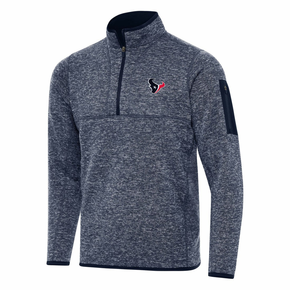 NFL Houston Texans Antigua Fortune Quarter-Zip Pullover Jacket