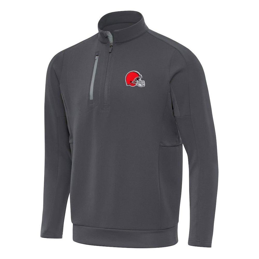 NFL Cleveland Browns Antigua Generation Quarter-Zip Pullover Top
