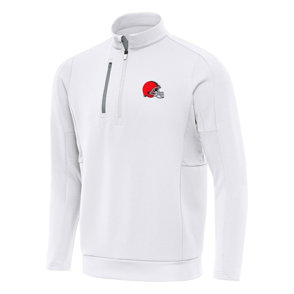 NFL Cleveland Browns Antigua Generation Quarter-Zip Pullover Top