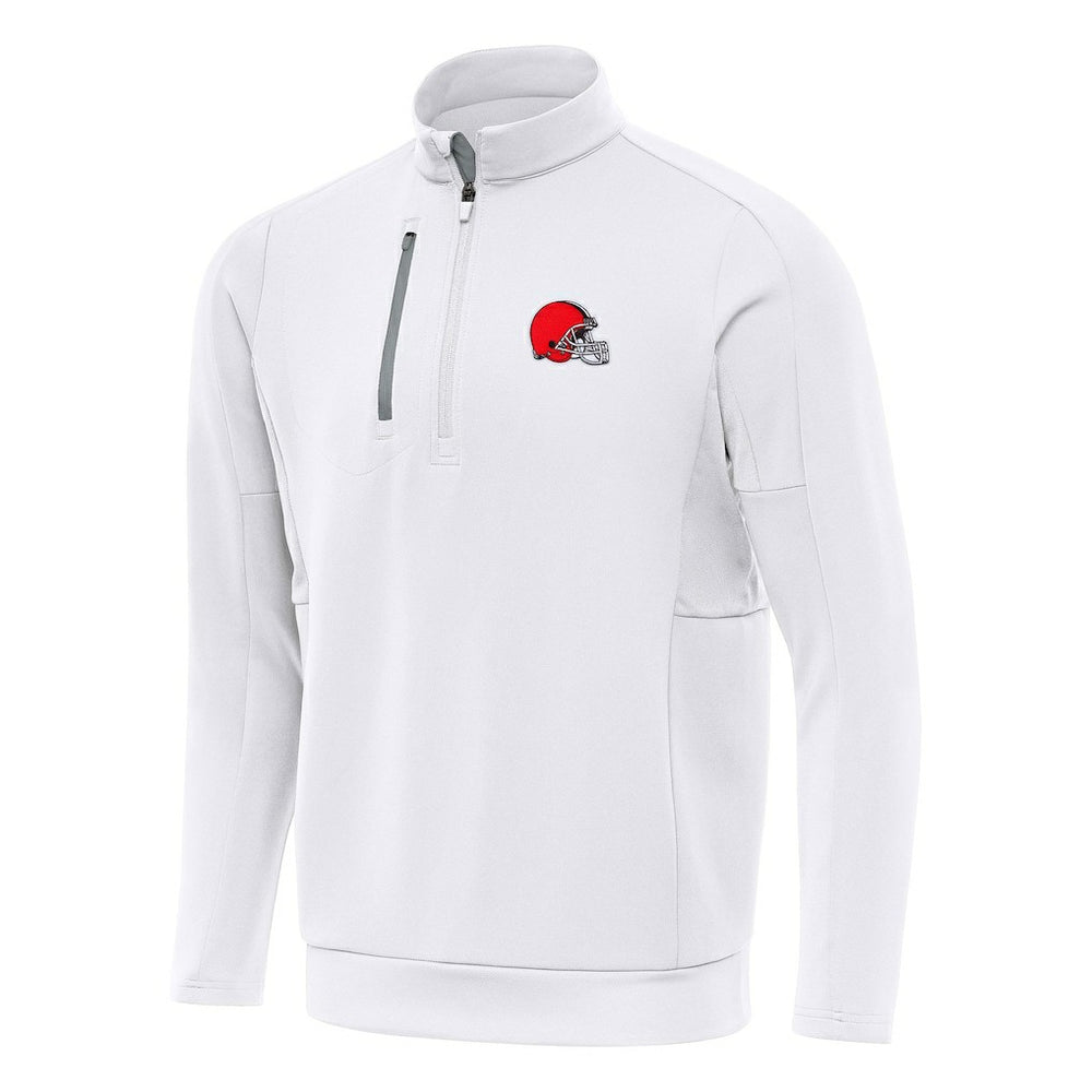 NFL Cleveland Browns Antigua Generation Quarter-Zip Pullover Top