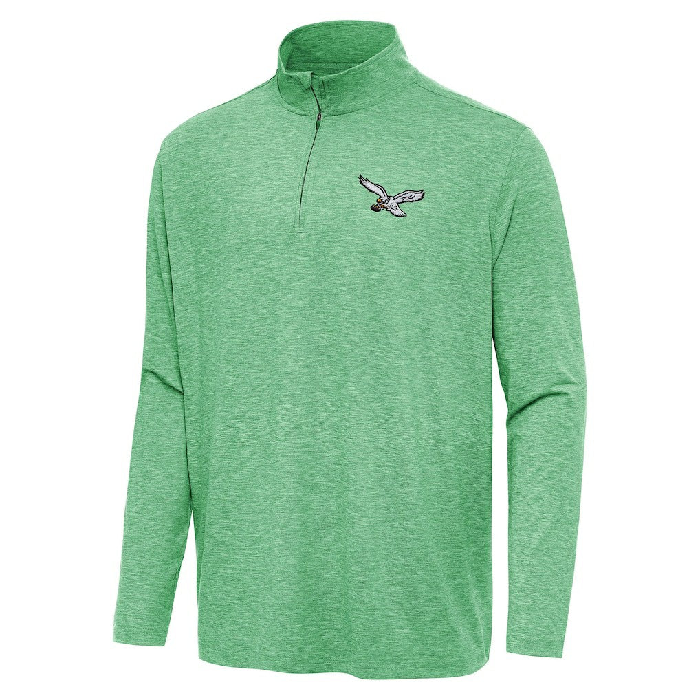 NFL Philadelphia Eagles Antigua Hunk Quarter-Zip Jacket