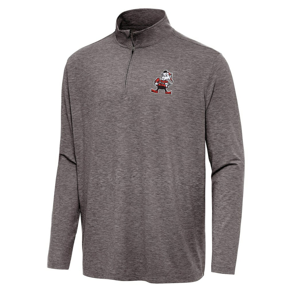 NFL Cleveland Browns Antigua Hunk Quarter-Zip Jacket