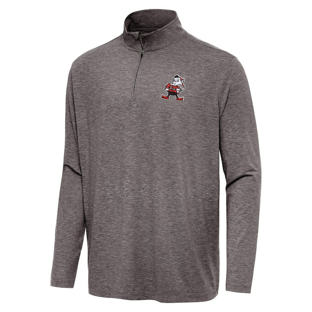 NFL Cleveland Browns Antigua Hunk Quarter-Zip Jacket