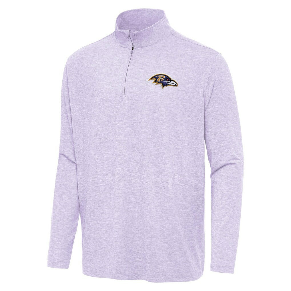 NFL Baltimore Ravens Antigua Hunk Quarter-Zip Jacket