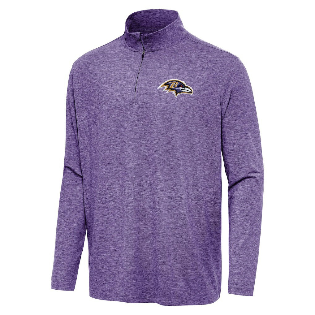 NFL Baltimore Ravens Antigua Hunk Quarter-Zip Jacket