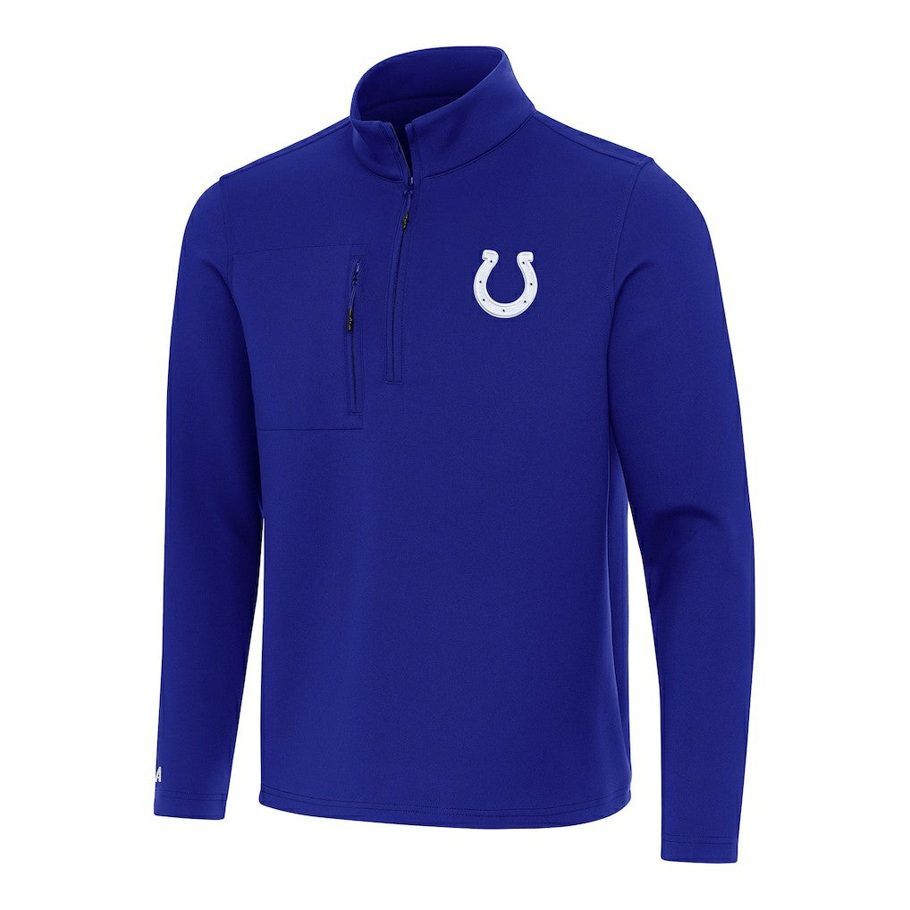 NFL Indianapolis Colts Antigua Insider Quarter-Zip Pullover Top