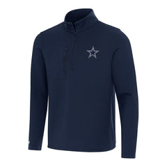 NFL Dallas Cowboys Antigua Insider Quarter-Zip Pullover Top