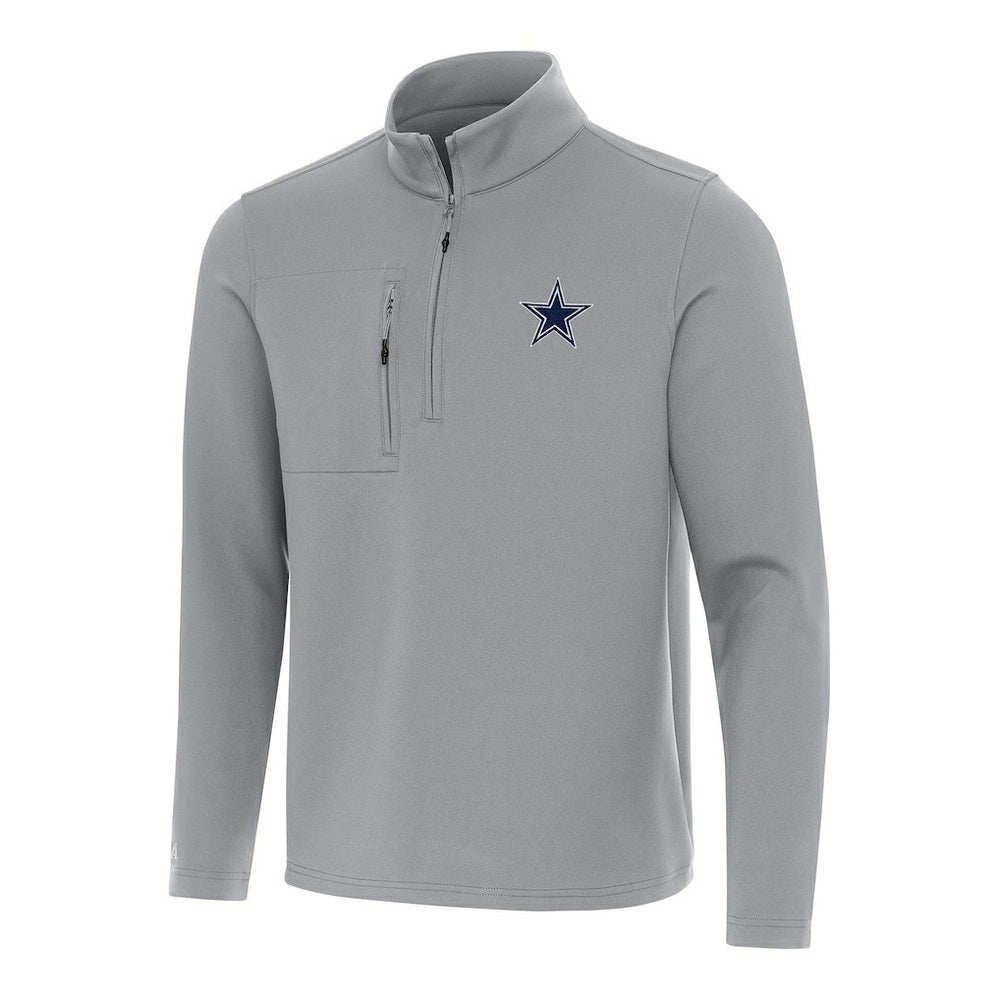 NFL Dallas Cowboys Antigua Insider Quarter-Zip Pullover Top
