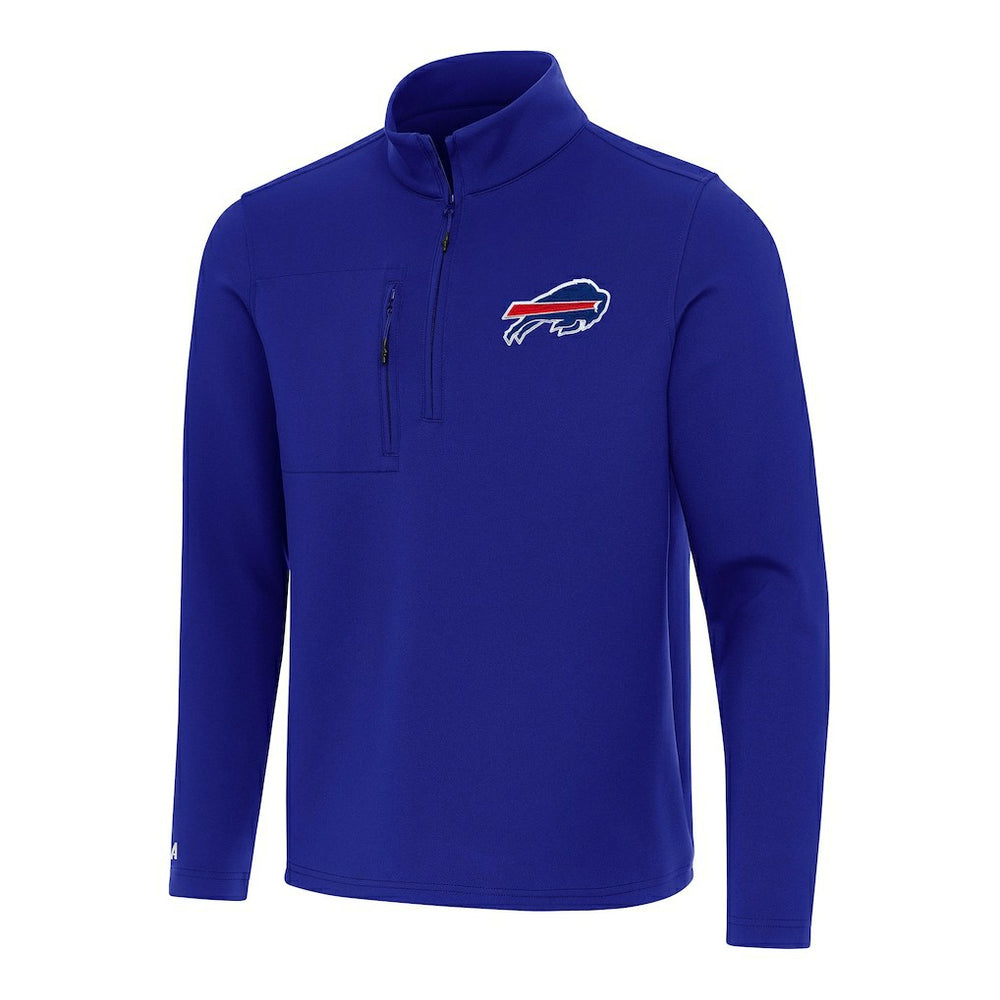 NFL Buffalo Bills Antigua Insider Quarter-Zip Pullover Top