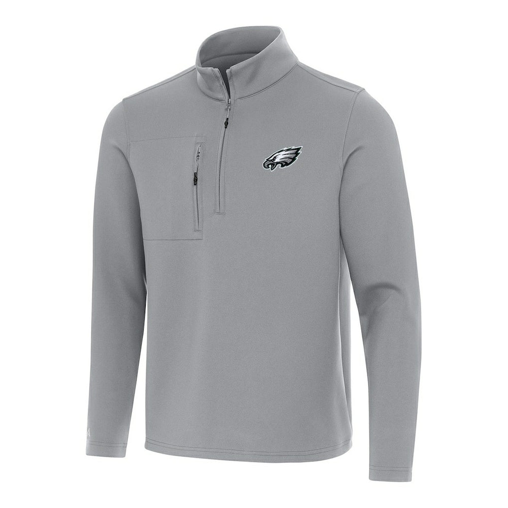 NFL Philadelphia Eagles Antigua Insider Quarter-Zip Pullover Top