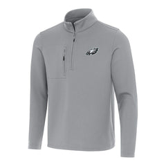 NFL Philadelphia Eagles Antigua Insider Quarter-Zip Pullover Top