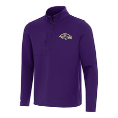 NFL Baltimore Ravens Antigua Insider Quarter-Zip Pullover Top