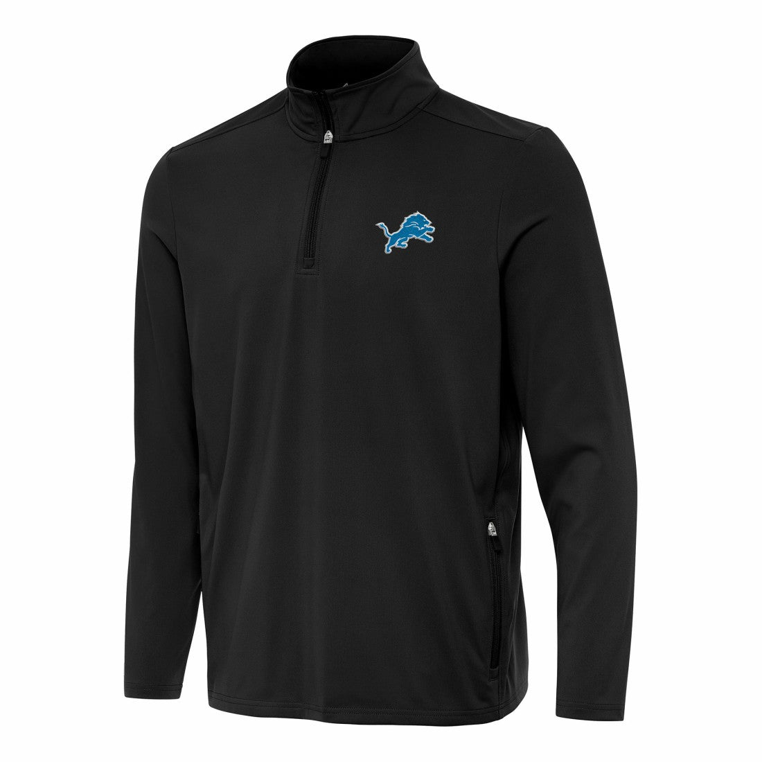NFL Detroit Lions Antigua Perilous Quarter-Zip Pullover Top