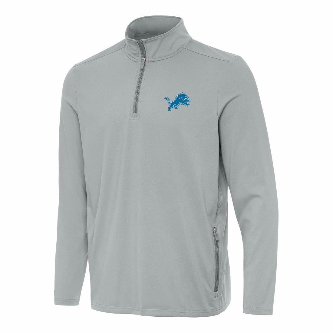NFL Detroit Lions Antigua Perilous Quarter-Zip Pullover Top