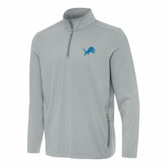 NFL Detroit Lions Antigua Perilous Quarter-Zip Pullover Top