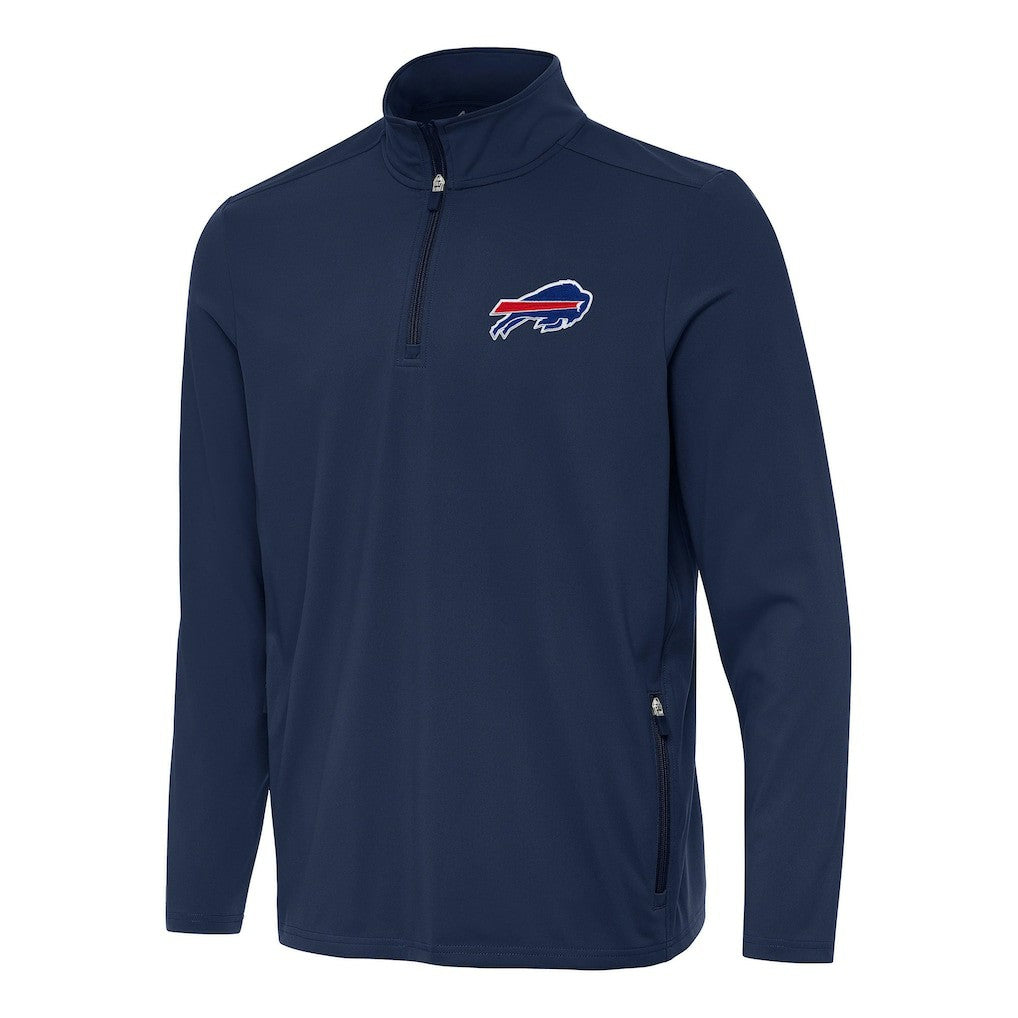 NFL Buffalo Bills Antigua Perilous Quarter-Zip Pullover Top