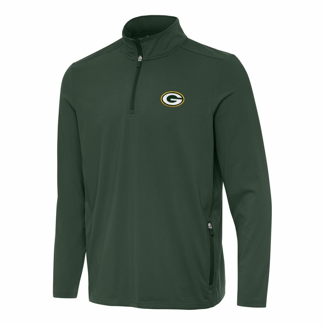 NFL Green Bay Packers Antigua Perilous Quarter-Zip Pullover Top