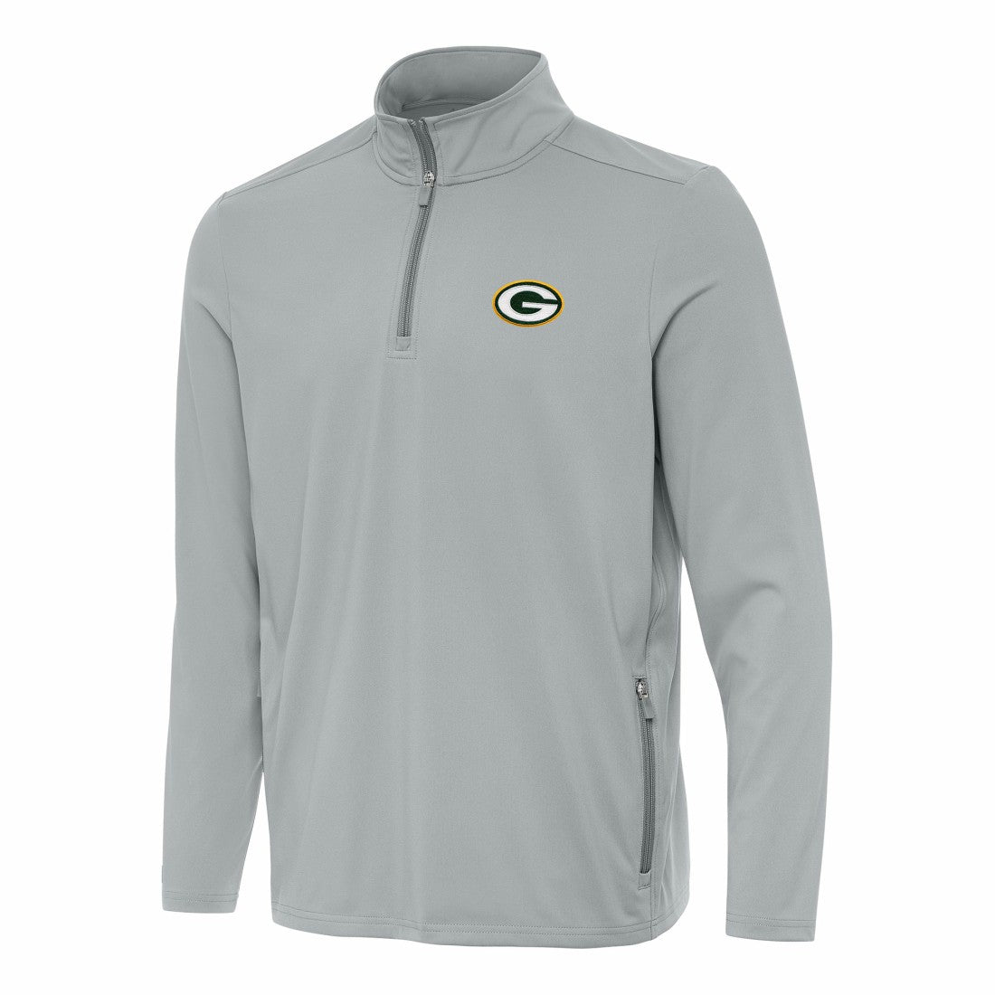 NFL Green Bay Packers Antigua Perilous Quarter-Zip Pullover Top