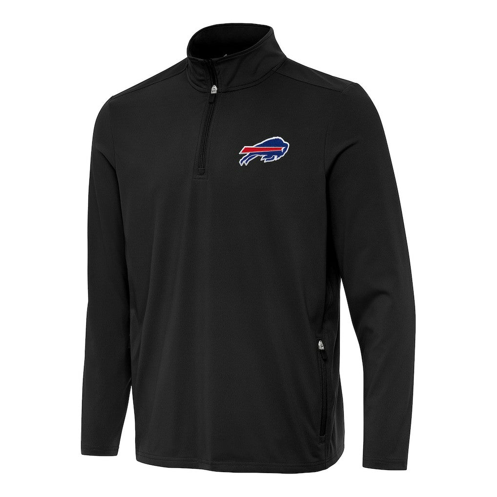 NFL Buffalo Bills Antigua Perilous Quarter-Zip Pullover Top
