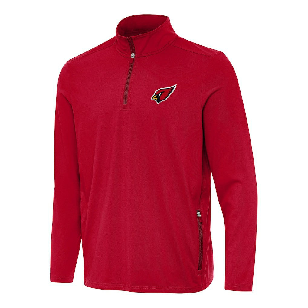 NFL Arizona Cardinals Antigua Perilous Quarter-Zip Pullover Top
