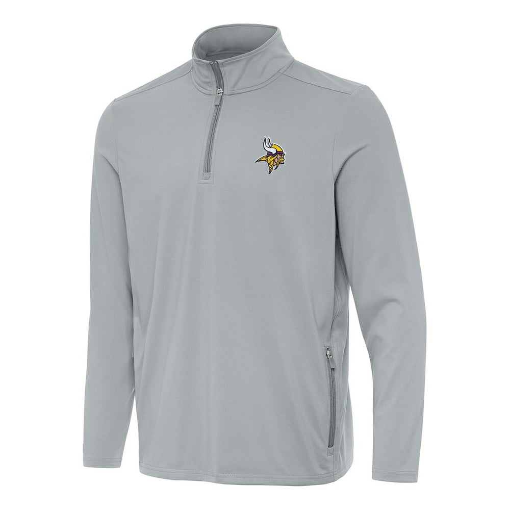 NFL Minnesota Vikings Antigua Perilous Quarter-Zip Pullover Top