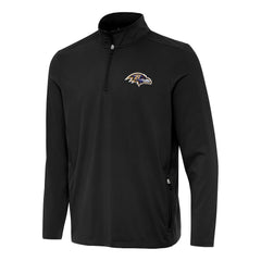 NFL Baltimore Ravens Antigua Perilous Quarter-Zip Pullover Top