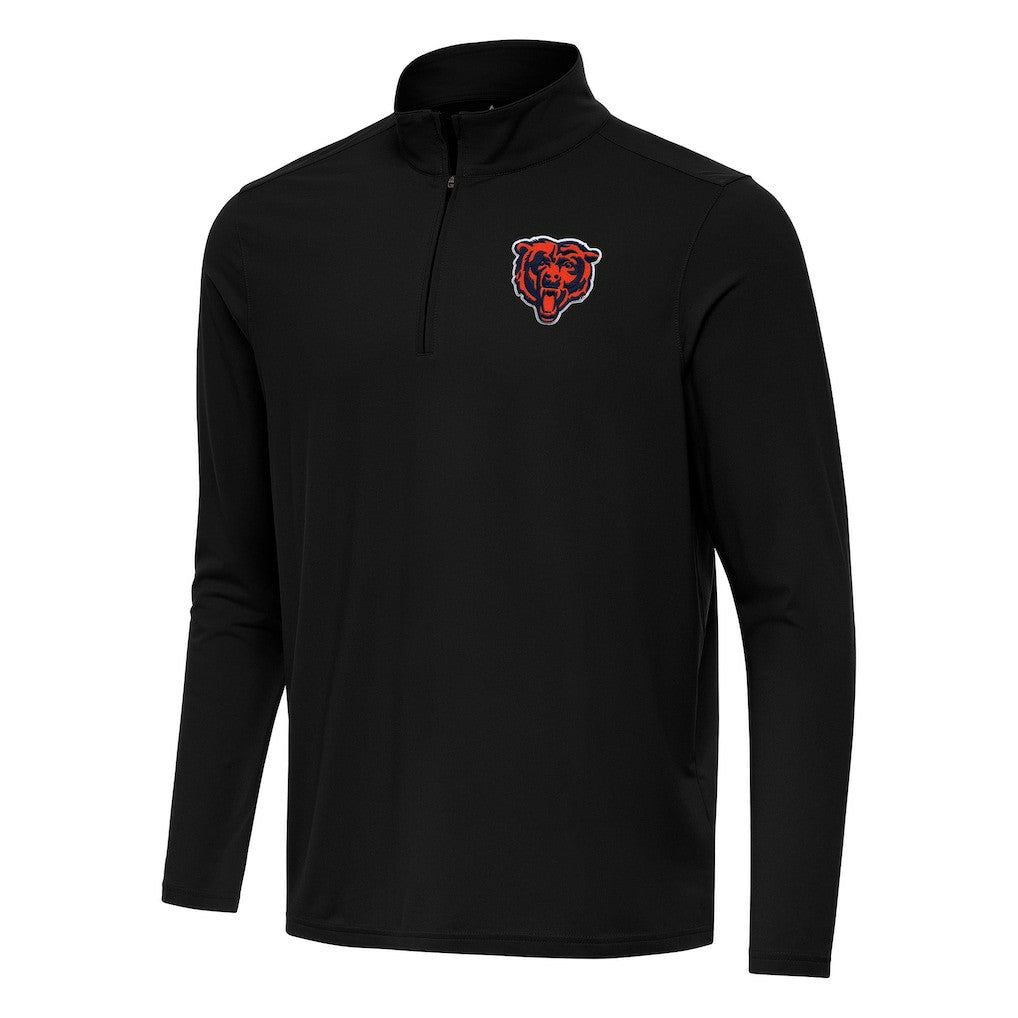 NFL Chicago Bears Antigua Intent Quarter-Zip Pullover Top