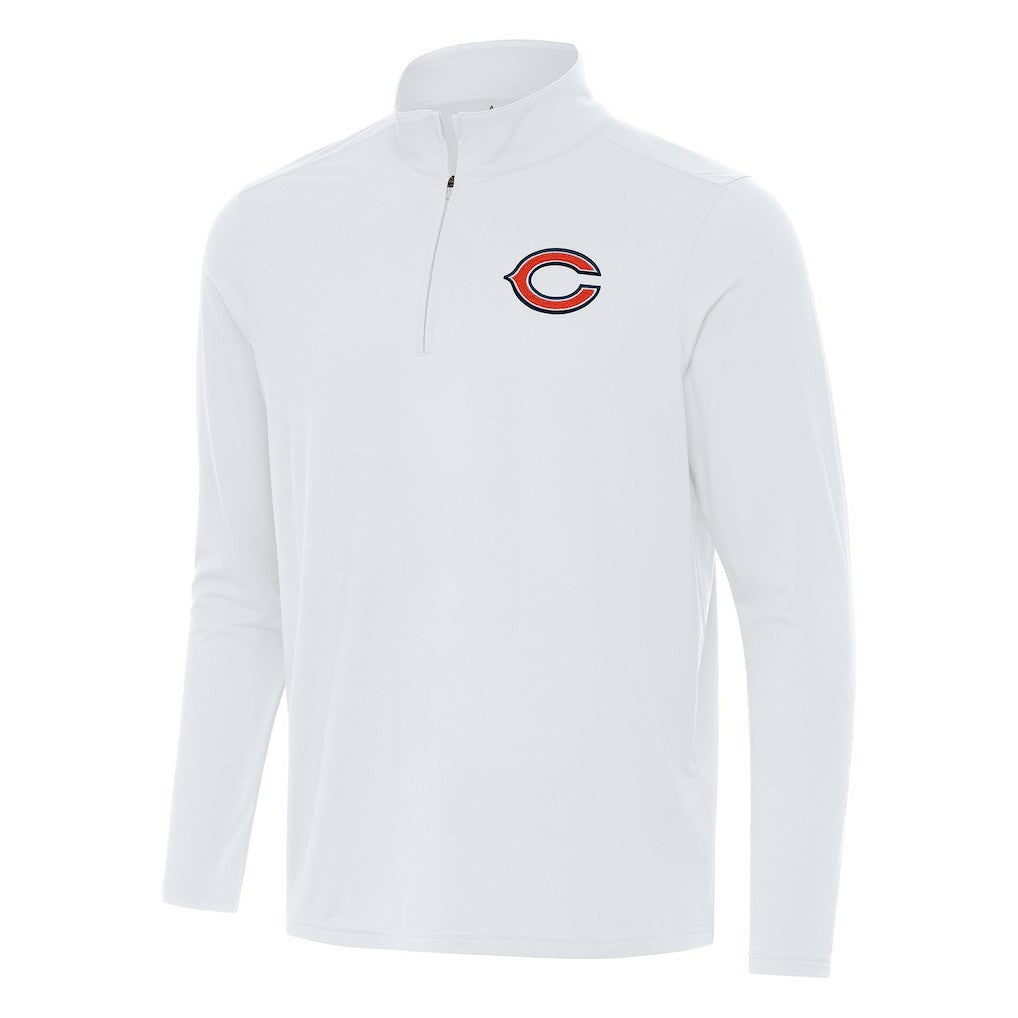 NFL Chicago Bears Antigua Intent Quarter-Zip Pullover Top