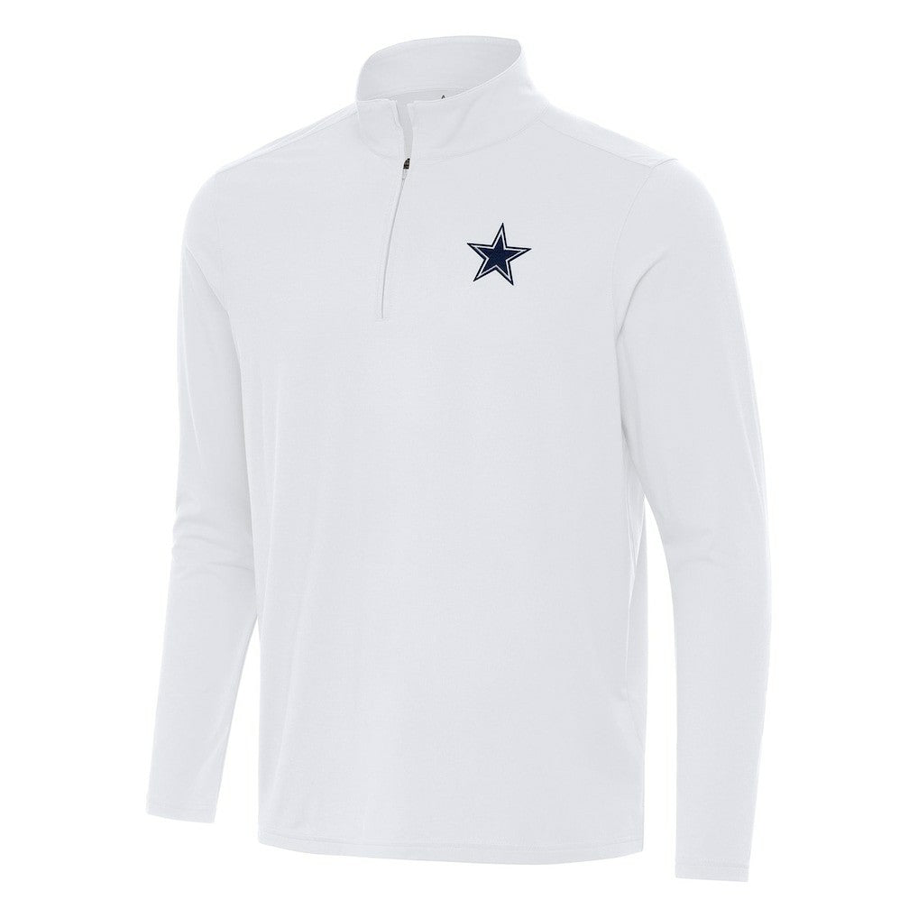 NFL Dallas Cowboys Antigua Intent Quarter-Zip Pullover Top