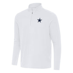 NFL Dallas Cowboys Antigua Intent Quarter-Zip Pullover Top
