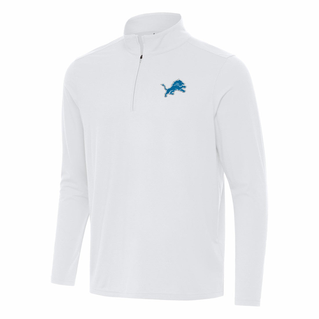 NFL Detroit Lions Antigua Intent Quarter-Zip Pullover Top
