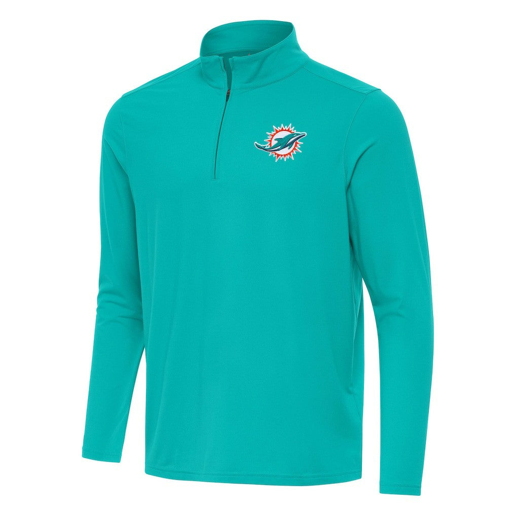 NFL Miami Dolphins Antigua Intent Quarter-Zip Pullover Top