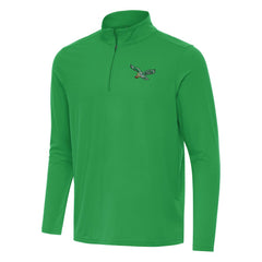 NFL Philadelphia Eagles Antigua Intent Quarter-Zip Pullover Top
