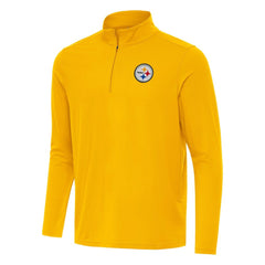 NFL Pittsburgh Steelers Antigua Intent Quarter-Zip Pullover Top