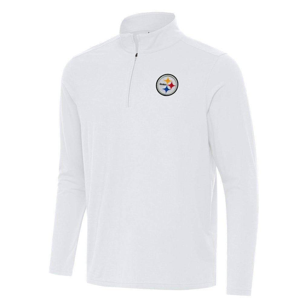 NFL Pittsburgh Steelers Antigua Intent Quarter-Zip Pullover Top