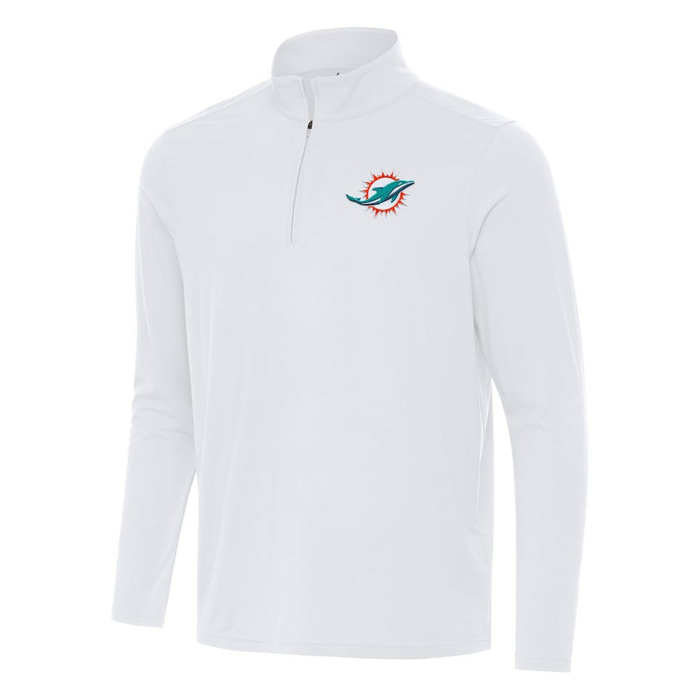 NFL Miami Dolphins Antigua Intent Quarter-Zip Pullover Top