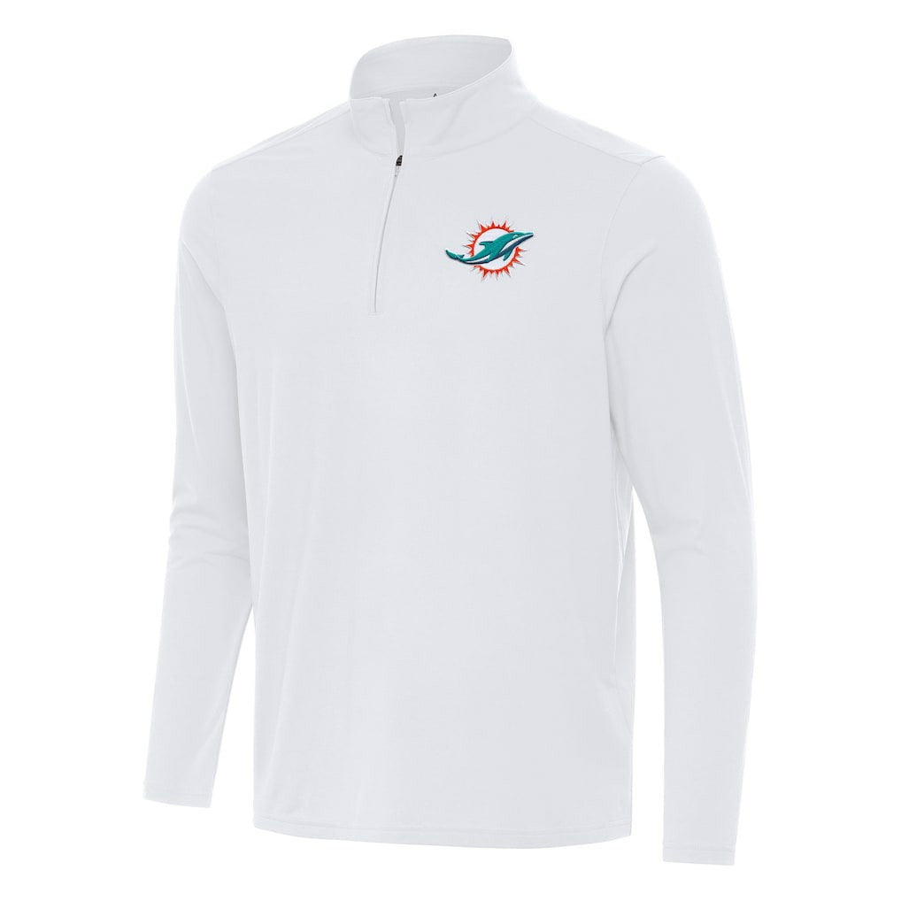 NFL Miami Dolphins Antigua Intent Quarter-Zip Pullover Top