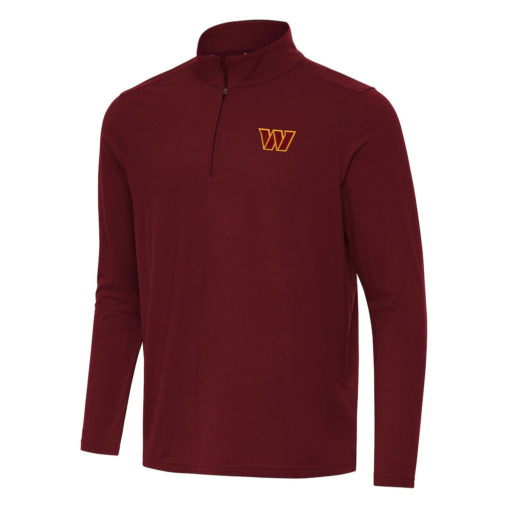 NFL Washington Commanders Antigua Intent Quarter-Zip Pullover Top