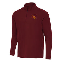 NFL Washington Commanders Antigua Intent Quarter-Zip Pullover Top