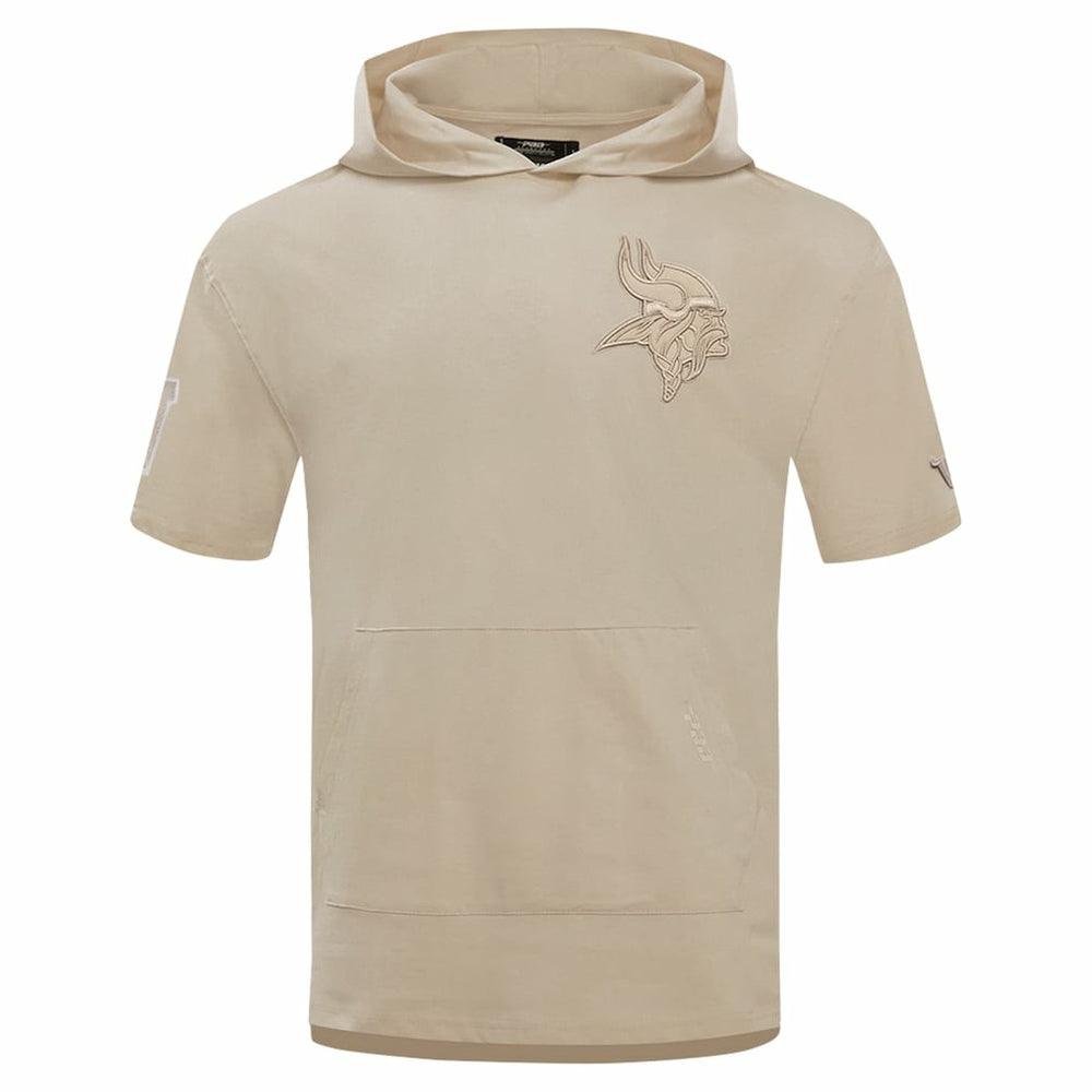 NFL Minnesota Vikings Pro Standard Neutrals Capsule Short Sleeve Pullover Hoodie