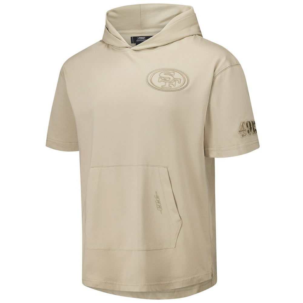 NFL San Francisco 49ers Pro Standard Neutrals Capsule Short Sleeve Pullover Hoodie