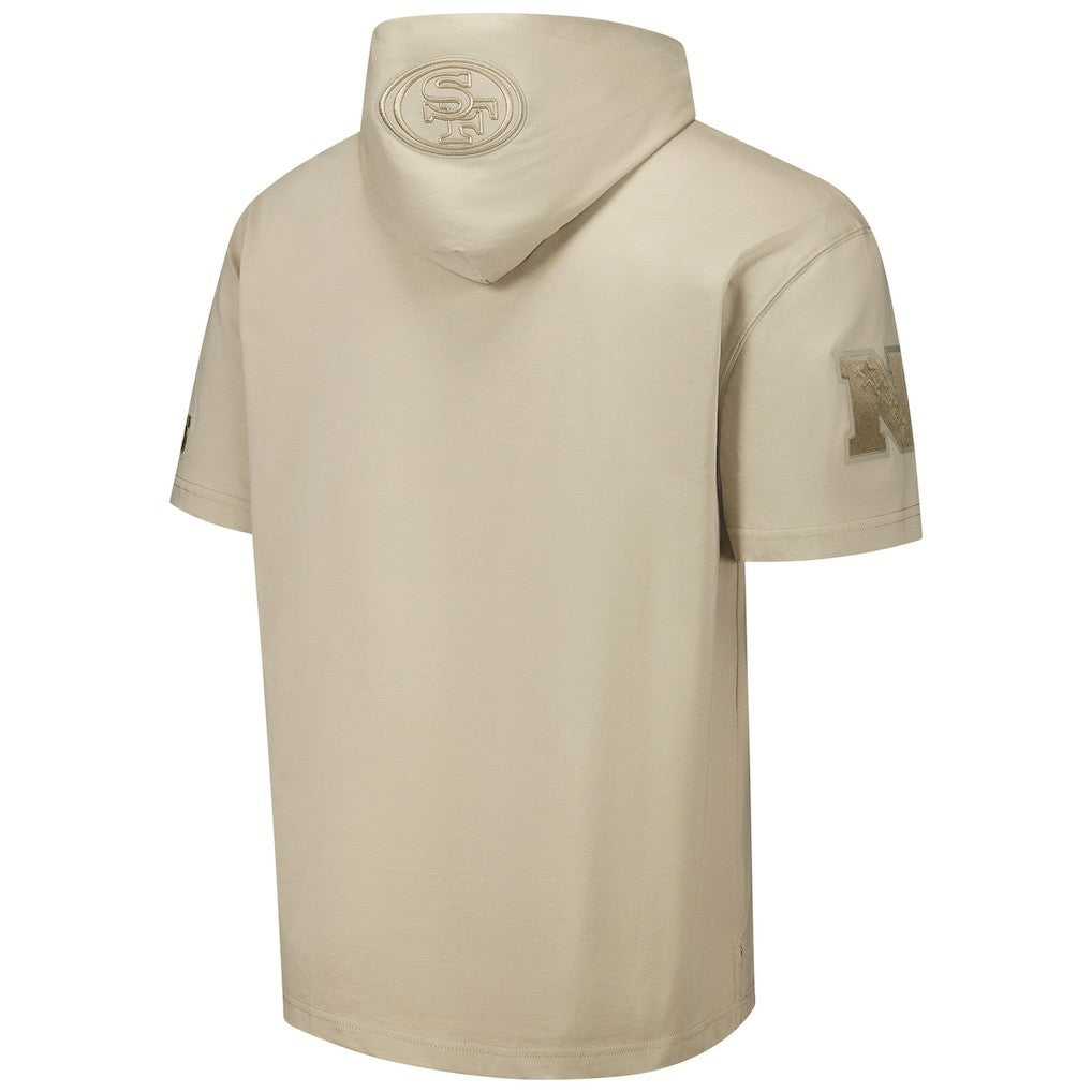 NFL San Francisco 49ers Pro Standard Neutrals Capsule Short Sleeve Pullover Hoodie