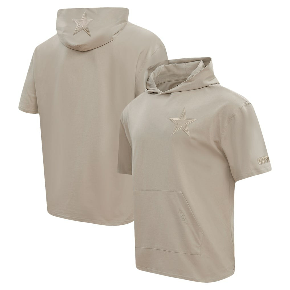 NFL Dallas Cowboys Pro Standard Neutrals Capsule Short Sleeve Pullover Hoodie