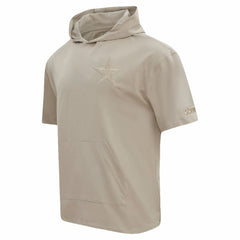 NFL Dallas Cowboys Pro Standard Neutrals Capsule Short Sleeve Pullover Hoodie