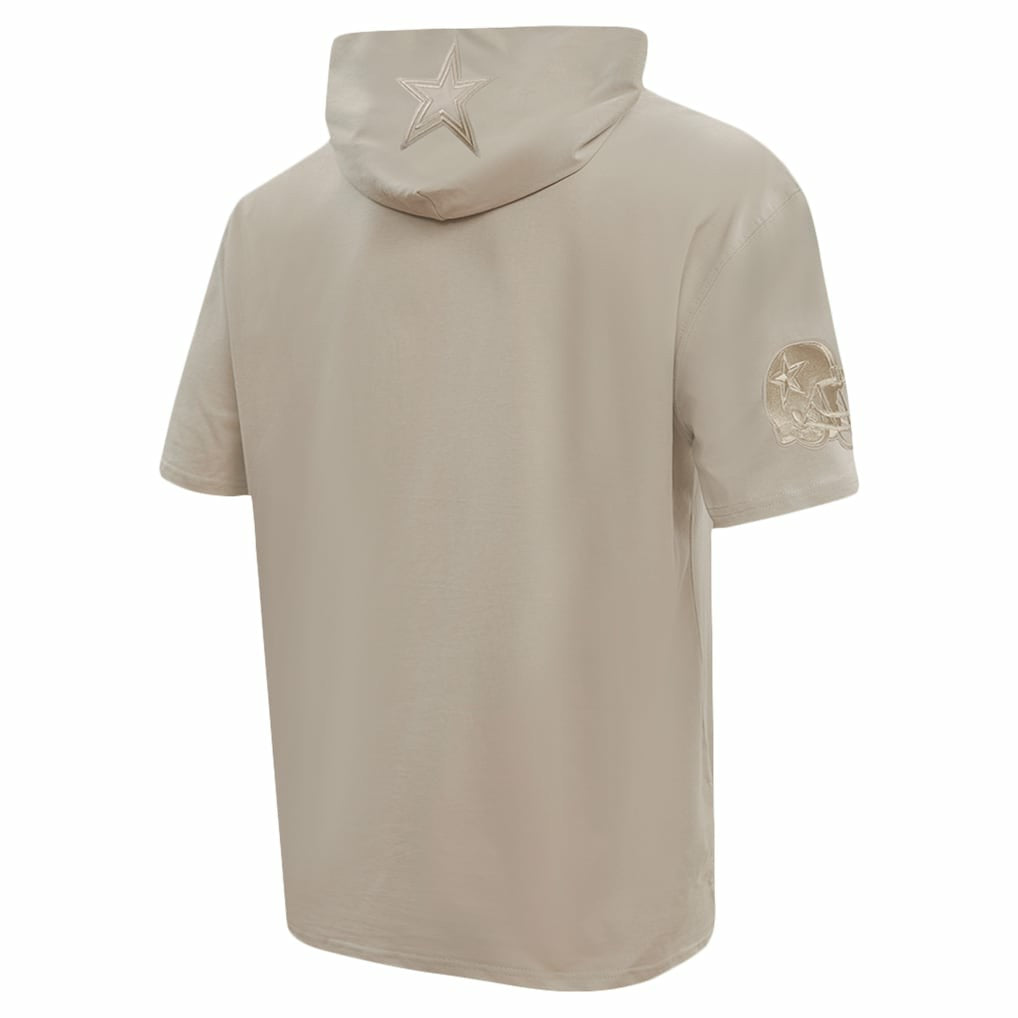 NFL Dallas Cowboys Pro Standard Neutrals Capsule Short Sleeve Pullover Hoodie